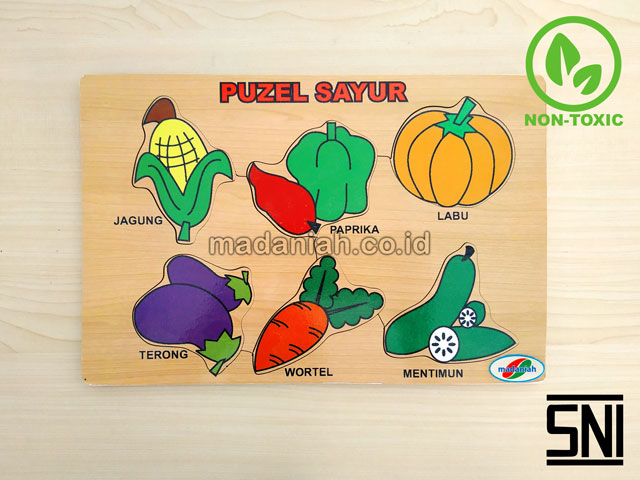 Distributor Alat Peraga Edukatif Puzzle Sayuran Stiker Sulawesi Barat
