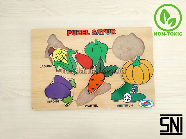Distributor Alat Peraga Edukatif Puzzle Sayuran Stiker Sulawesi Utara