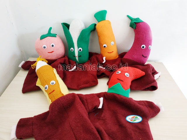 Distributor Alat Peraga Edukatif Boneka Tangan Sayur Wool Jakarta