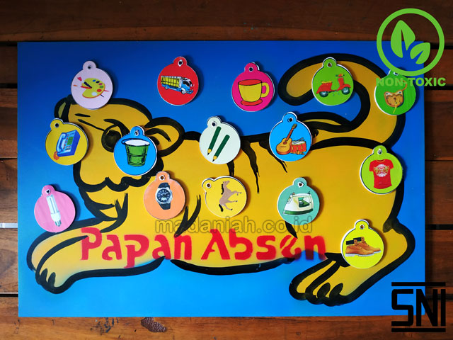Distributor Alat Peraga Edukatif Papan Absen Dan Isi Banten