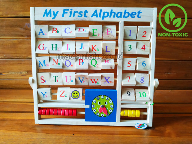 Distributor Alat Peraga Edukatif Papan Alphabet Kombinasi Bali