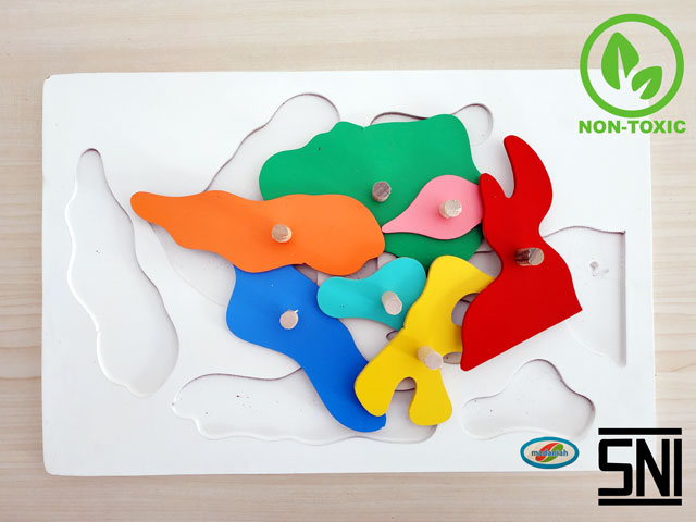 Distributor Alat Peraga Edukatif Patrun Peta Indonesia Sumatera Barat
