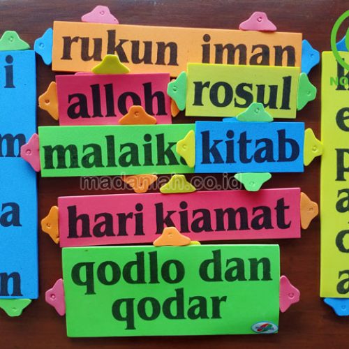 Distributor Alat Peraga Edukatif Rukun Iman Spon Maluku