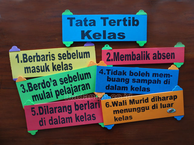Distributor Alat Peraga Edukatif Tata Tertib Kelas Spon Kalimantan Utara