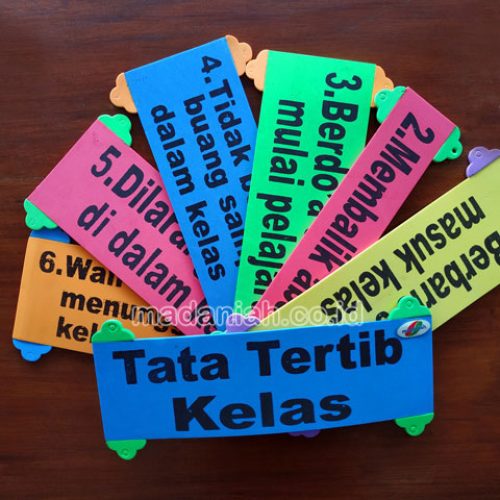 Distributor Alat Peraga Edukatif Tata Tertib Kelas Spon Kepulauan Bangka Belitung