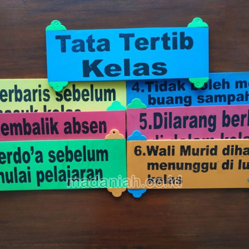 Distributor Alat Peraga Edukatif Tata Tertib Kelas Spon Nusa Tenggara Timur