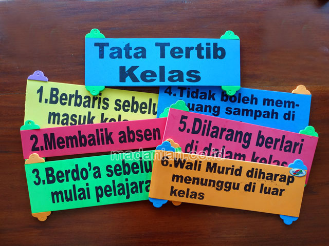 Distributor Alat Peraga Edukatif Tata Tertib Kelas Spon Sulawesi Barat