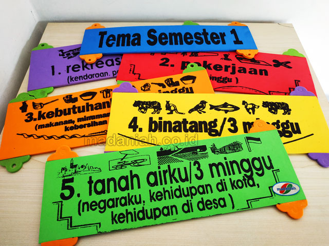 Distributor Alat Peraga Edukatif Tema Semester Spon Kepulauan Riau