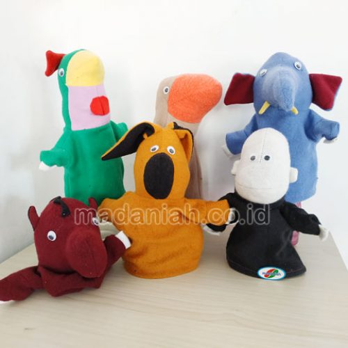 Distributor Alat Peraga Edukatif Boneka Tangan Hewan Wool Kalimantan Selatan