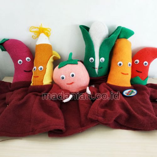 Distributor Alat Peraga Edukatif Boneka Tangan Sayur Wool Jawa Barat