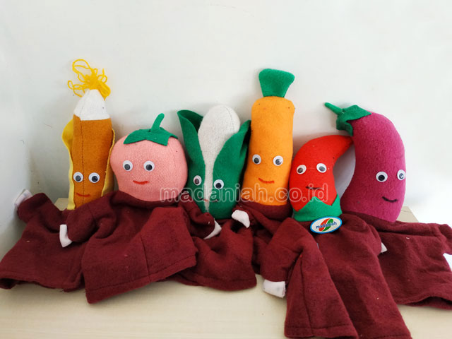 Distributor Alat Peraga Edukatif Boneka Tangan Sayur Wool Papua Barat