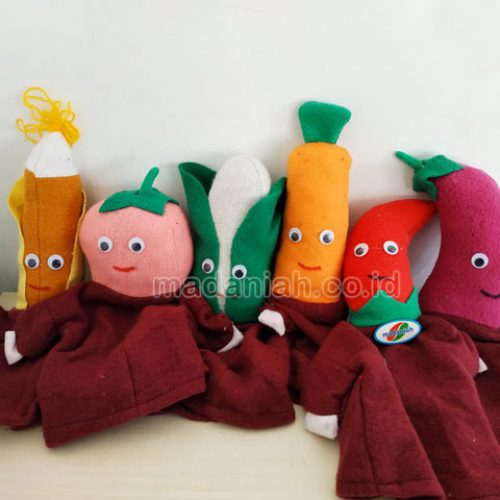 Distributor Alat Peraga Edukatif Boneka Tangan Sayur Wool Sumatera Utara