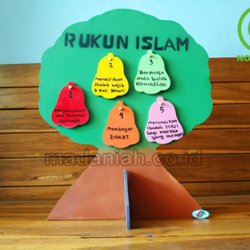 Distributor Alat Peraga Edukatif Pohon Rukun Islam Kepualuan Bangka Belitung