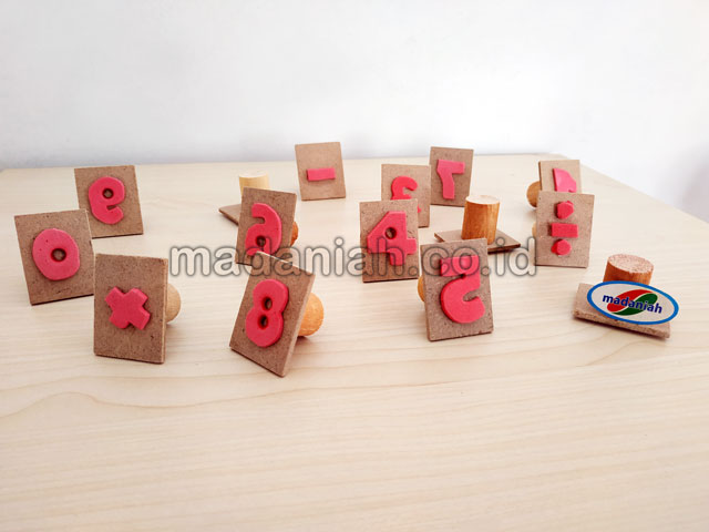 Distributor Alat Peraga Edukatif Stempel Angka Sumatera Selatan