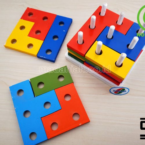 Distributor Alat Peraga Edukatif Tetris Kubus Riau