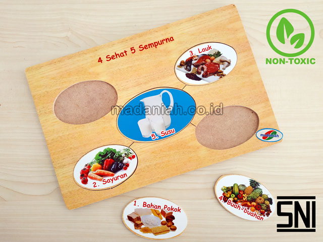 Distributor Puzzle Kayu 4 Sehat 5 Sempurna Gorontalo