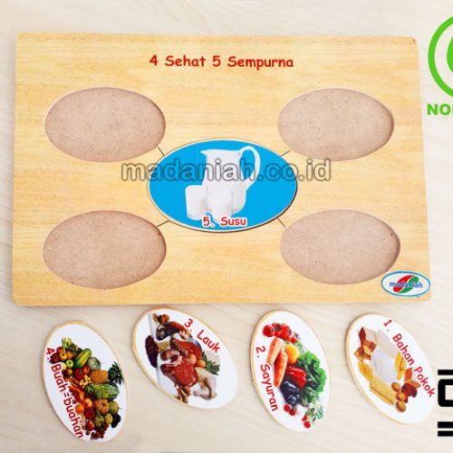 Distributor Puzzle Kayu 4 Sehat 5 Sempurna Jakarta