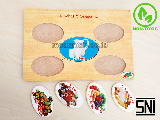 Distributor Puzzle Kayu 4 Sehat 5 Sempurna Jakarta