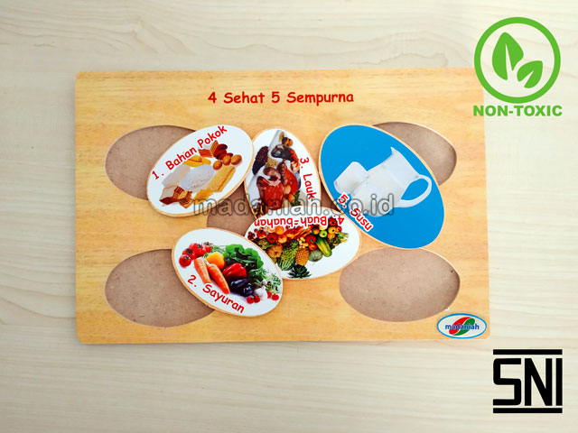 Distributor Puzzle Kayu 4 Sehat 5 Sempurna Maluku Utara