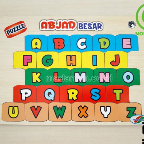 Distributor Puzzle Kayu Abjad Besar Stiker Sulawesi Tengah
