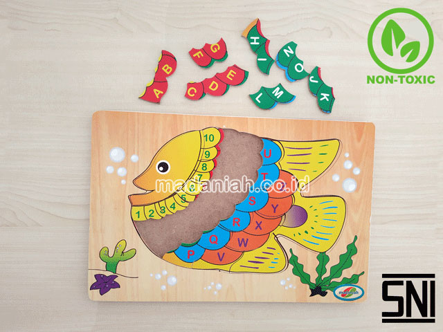 Distributor Puzzle Kayu Abjad Dan Angka Ikan Bengkulu