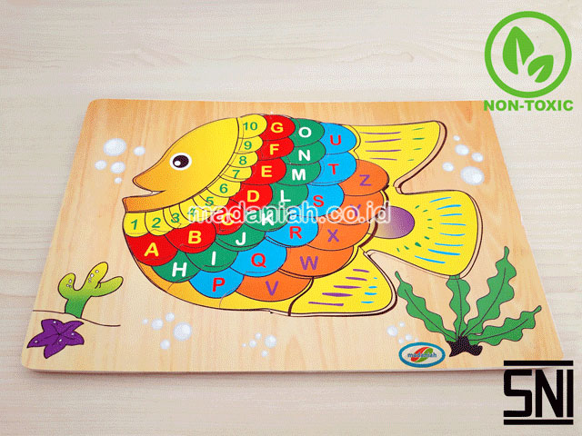 Distributor Puzzle Kayu Abjad Dan Angka Ikan Kalimantan Utara