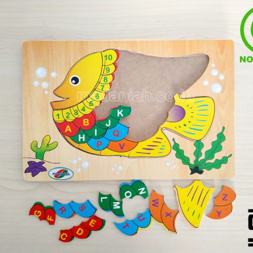 Distributor Puzzle Kayu Abjad Dan Angka Ikan Sulawesi Utara