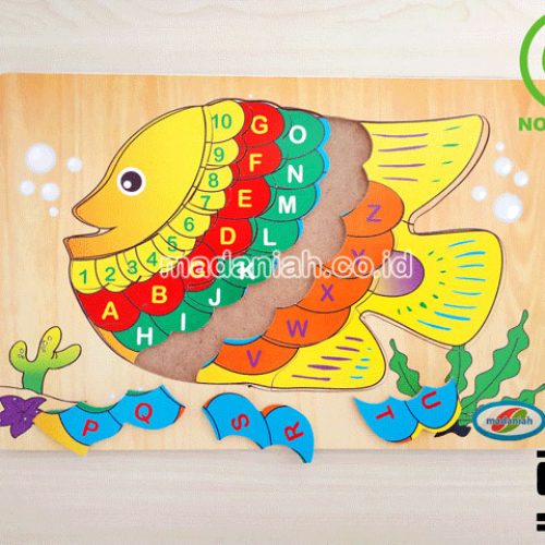 Distributor Puzzle Kayu Abjad Dan Angka Ikan Sumatera Utara