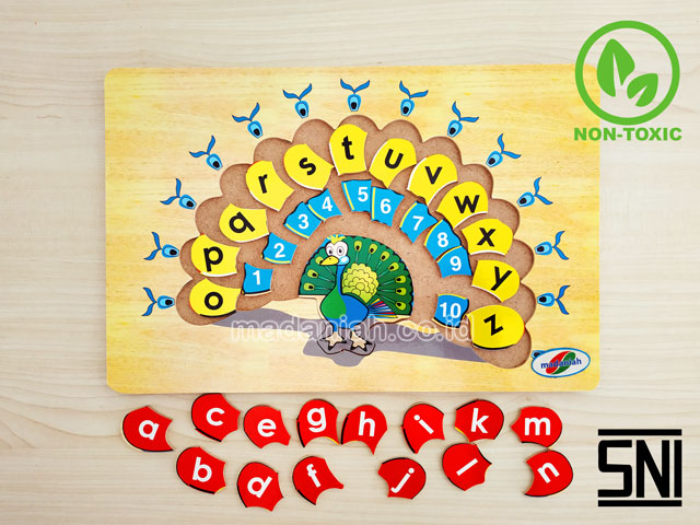 Distributor Puzzle Kayu Abjad Dan Angka Merak Gorontalo