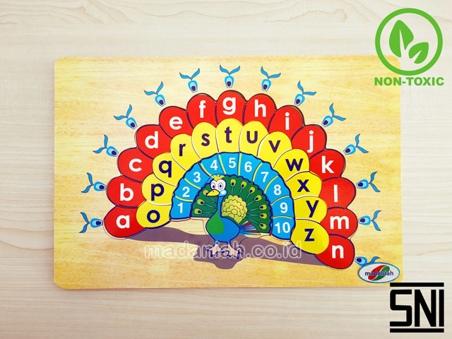 Distributor Puzzle Kayu Abjad Dan Angka Merak Jakarta
