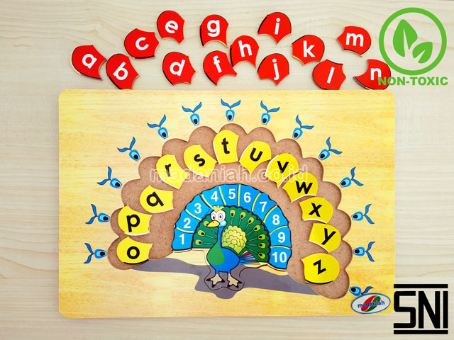 Distributor Puzzle Kayu Abjad Dan Angka Merak Jawa Barat