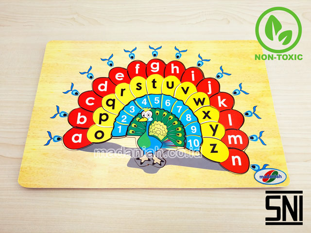 Distributor Puzzle Kayu Abjad Dan Angka Merak Sulawesi Tenggara