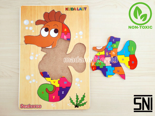 Distributor Puzzle Kayu Abjad Kuda Laut Jambi