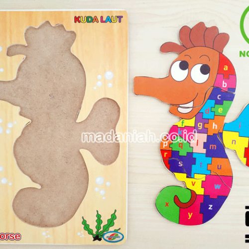 Distributor Puzzle Kayu Abjad Kuda Laut Jawa Timur