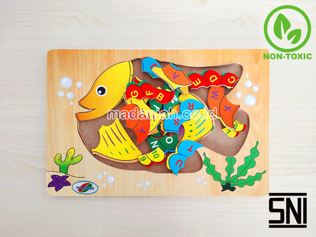 Distributor Puzzle Kayu Abjad Dan Angka Ikan Kalimantan Timur