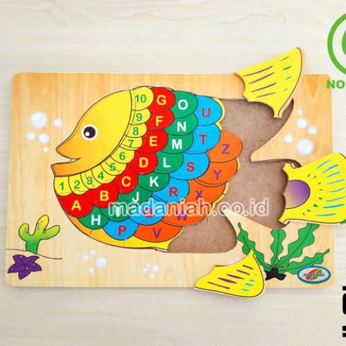Distributor Puzzle Kayu Abjad Dan Angka Ikan Papua Distributor Puzzle Kayu Abjad Dan Angka Ikan Papua