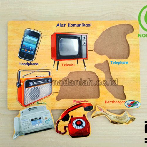 Distributor Puzzle Kayu Alat Komunikasi Stiker Gorontalo