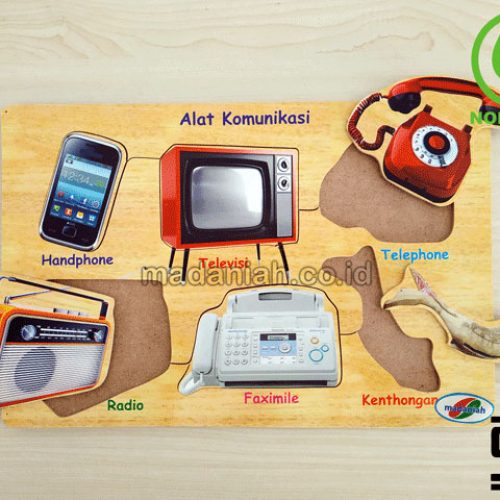 Distributor Puzzle Kayu Alat Komunikasi Stiker Jawa Barat
