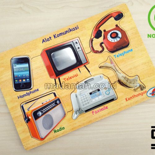 Distributor Puzzle Kayu Alat Komunikasi Stiker Nusa Tenggara Timur
