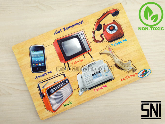 Distributor Puzzle Kayu Alat Komunikasi Stiker Nusa Tenggara Timur