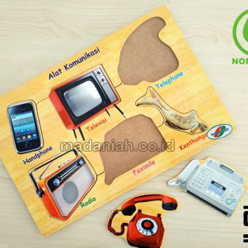 Distributor Puzzle Kayu Alat Komunikasi Stiker Sulawesi Tengah