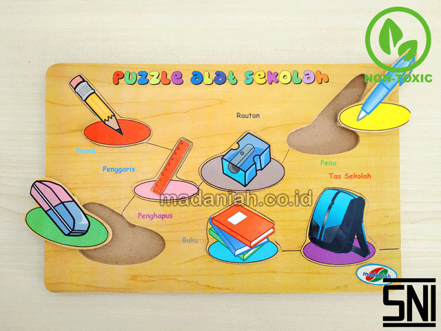 Distributor Puzzle Kayu Alat Sekolah Stiker Bengkulu