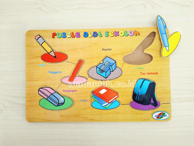 Distributor Puzzle Kayu Alat Sekolah Stiker Jambi