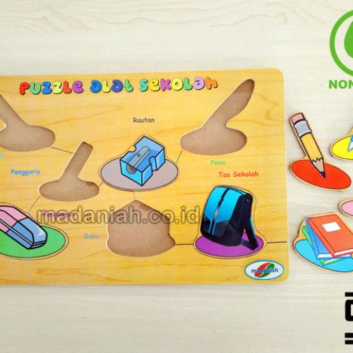 Distributor Puzzle Kayu Alat Sekolah Stiker Kepulauan Sumatera Barat