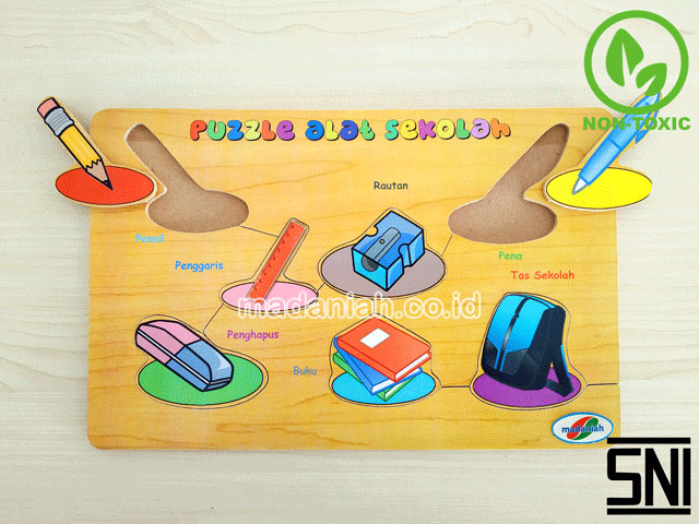 Distributor Puzzle Kayu Alat Sekolah Stiker Sumatera Utara