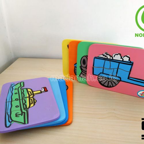 Distributor Puzzle Kayu Alat Transportasi Isi 8 Kepulauan Riau