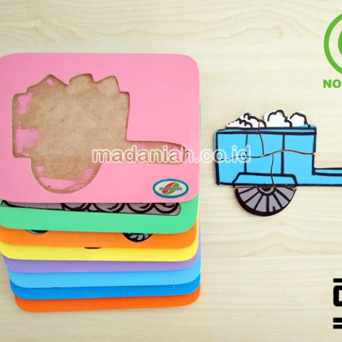 Distributor Puzzle Kayu Alat Transportasi Isi 8 Lampung