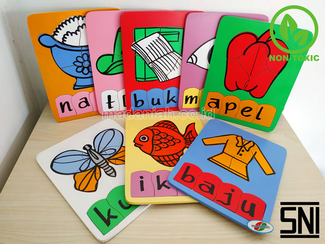 Distributor Puzzle Kayu Baca Campur Isi 5 Papua Barat