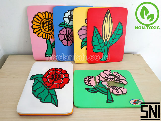 Distributor Puzzle Kayu Bunga Isi 8 Sulawesi Selatan