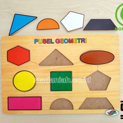 Distributor Puzzle Kayu Geometri Stiker Bengkulu